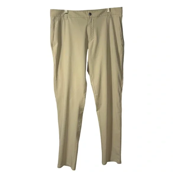 Lululemon ABC Classic Fit Trouser Warpstreme Khaki Men's 34 Performance Pants